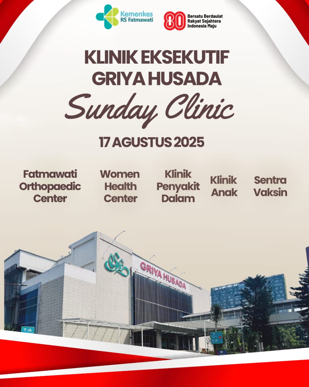 Sunday Clinic Spesial Kemerdekaan!